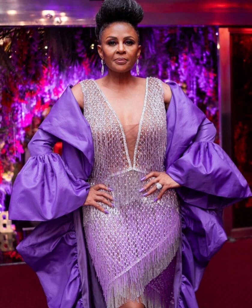 Basetsana Kumalo glams up her crutches