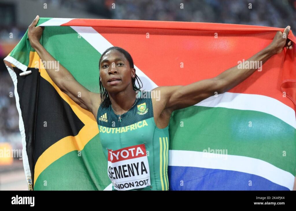 Caster Semenya and Violet are an epitome of true love