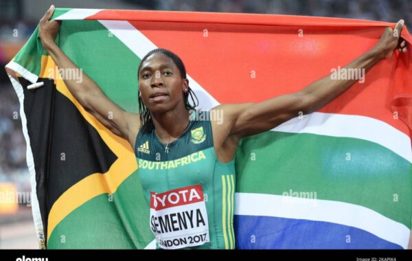Caster Semenya and Violet are an epitome of true love