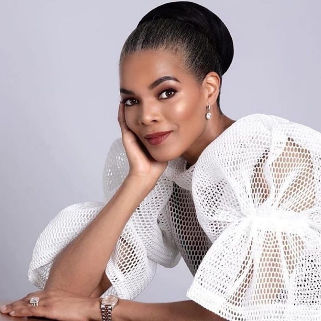 Connie Ferguson Flexes Her Muscles