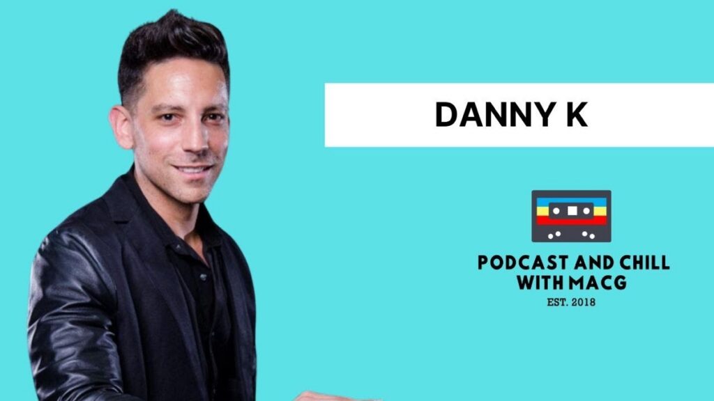 Danny K shows off his new bundle of joy