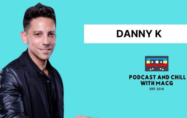 Danny K shows off his new bundle of joy