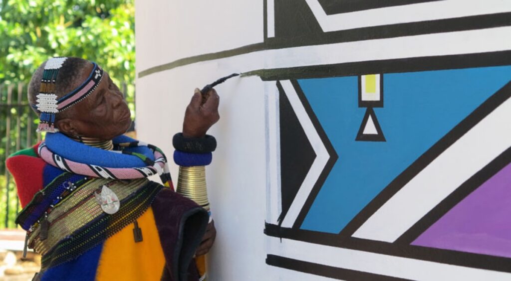 Esther Mahlangu gets conferred with an Honourary Doctorate
