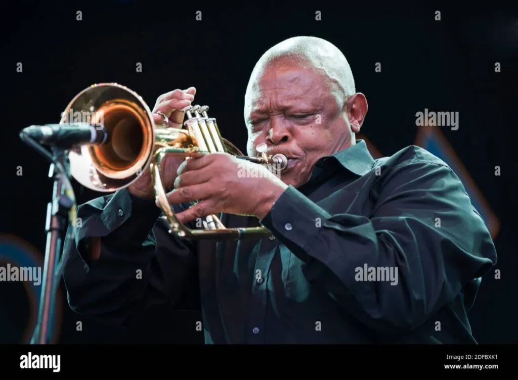 Hugh Masekela brings on the youth to party