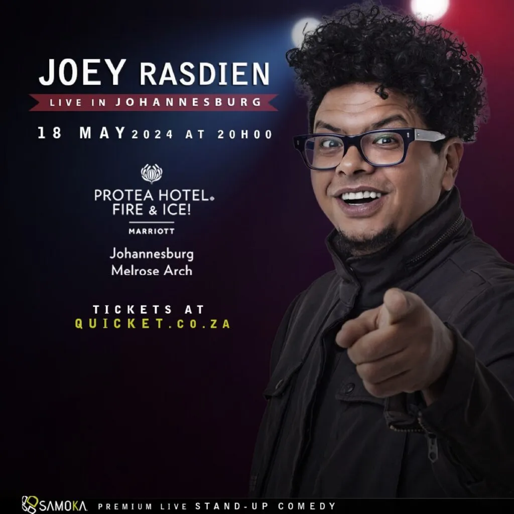 Hijack: Joey Rasdien has us in stitches