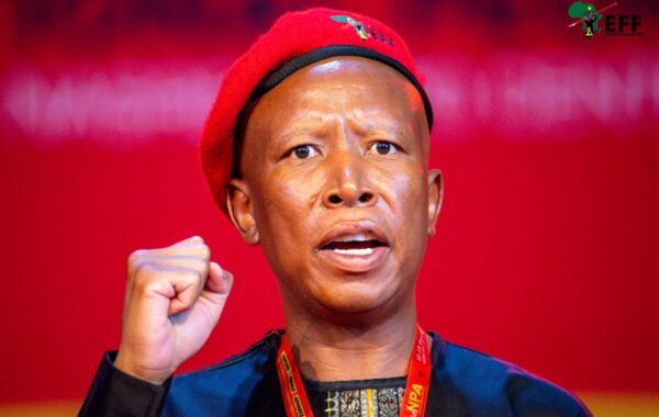 [VIDEO]: Julius Malema Carries Son On His Back!
