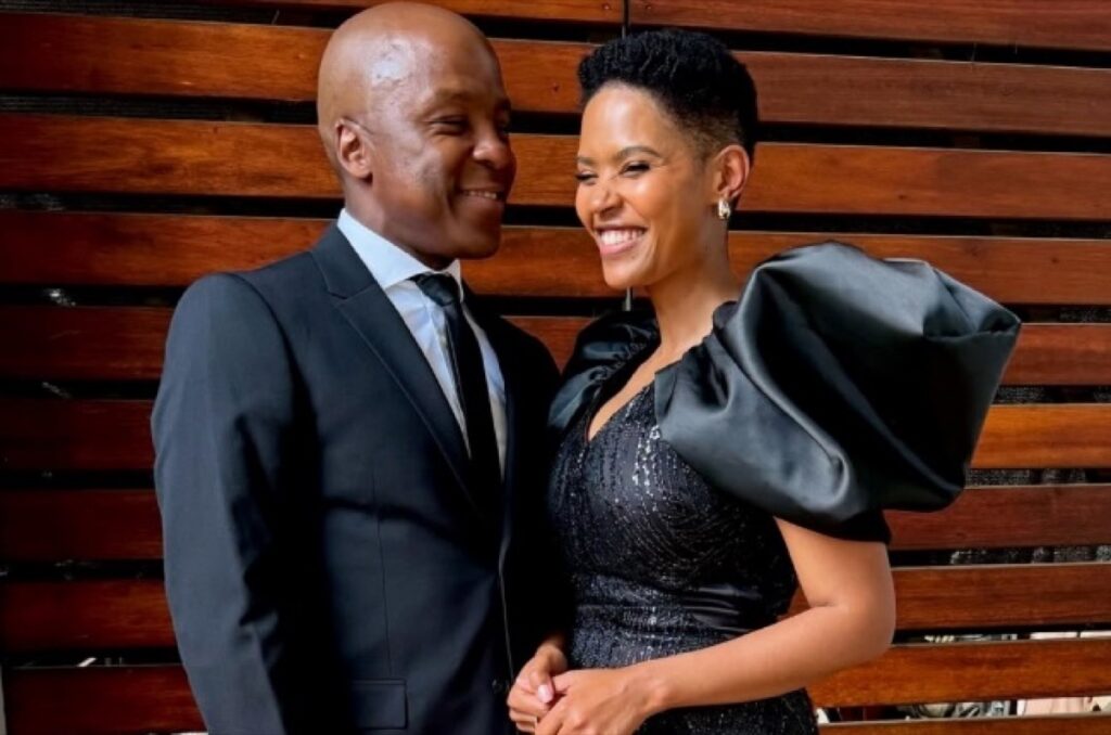 Happy anniversary, Gail & Kabelo Mabalane