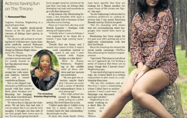 Things we didn’t know about Koketso Mophuting