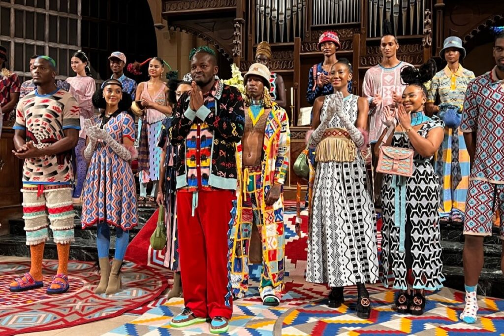 Fashion designer Laduma shoots a campaign to celebrate the S.A Constitution