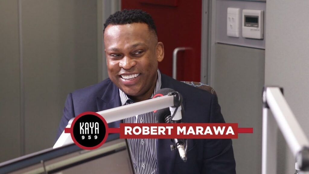 Robert Marawa and Pearl Thusi sync their lips