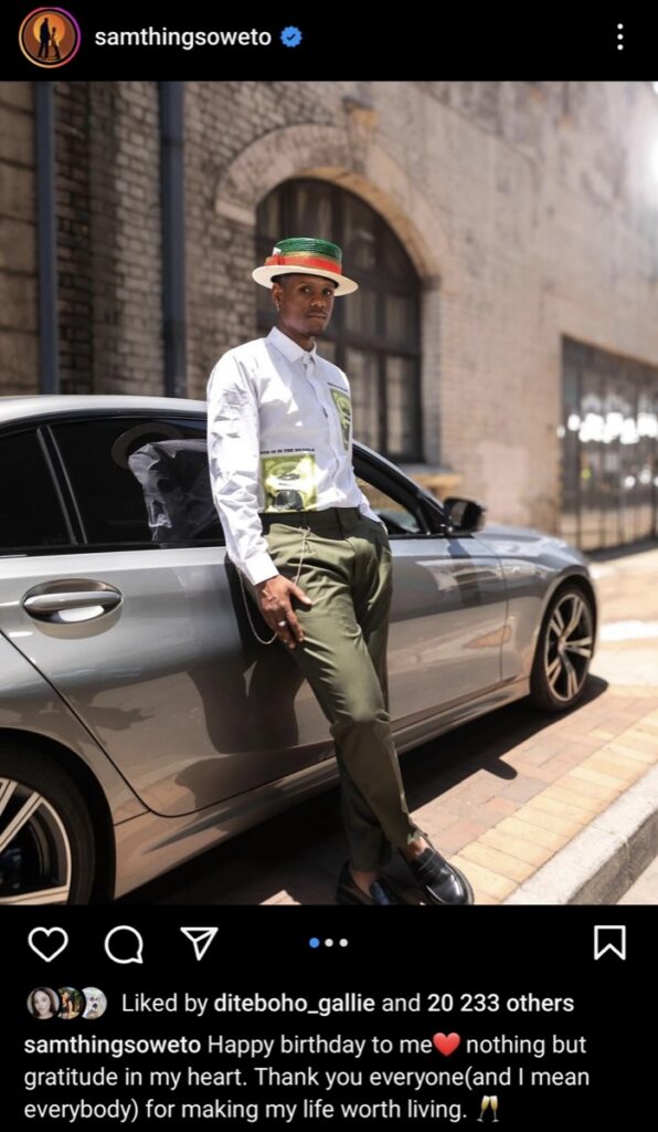Samthing Soweto Says He Is Not Dying