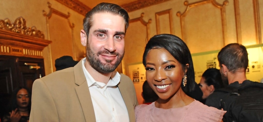 Pearl Modiadie And Her Baby Daddy Are Over The Moon!