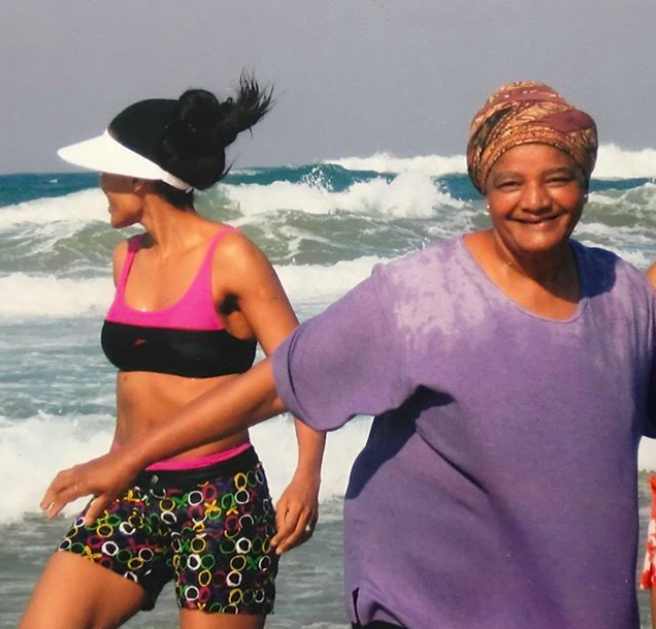 Connie Ferguson and her mother