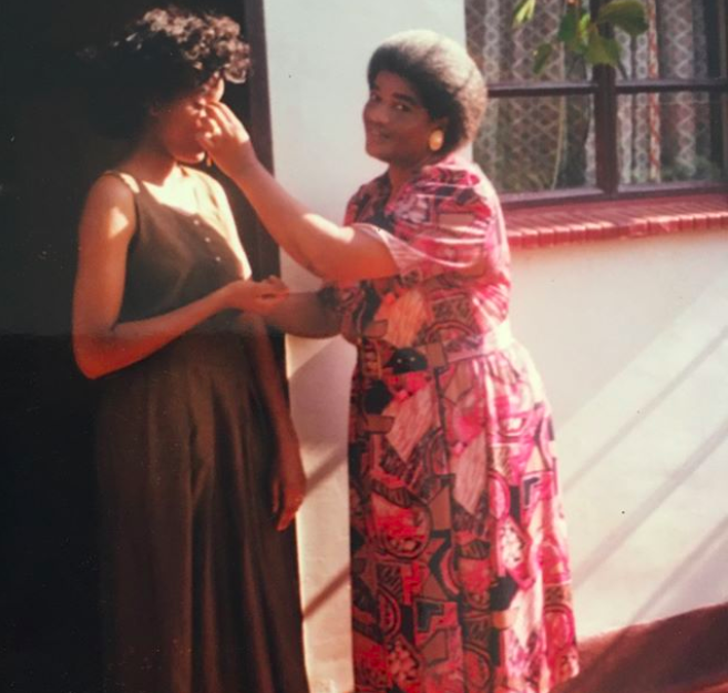 Connie Ferguson and her mother