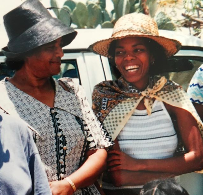 Connie Ferguson and her mother