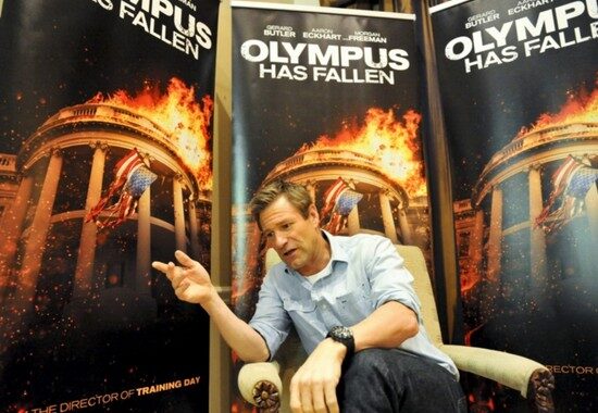 Gerard Butler and Aaron Eckhart in SA!