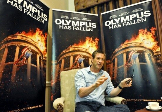 Gerard Butler and Aaron Eckhart in SA!