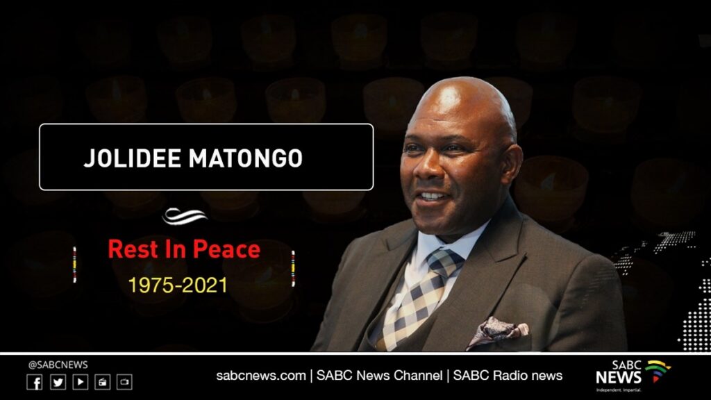 Tributes Pour In For Johannesburg Mayor Jolidee Matongo