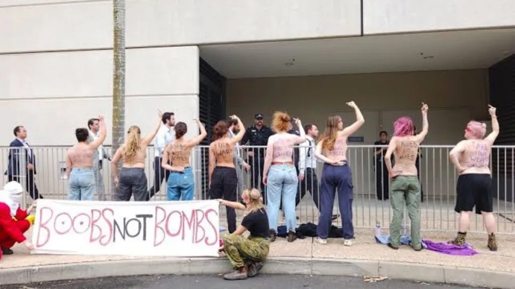 What does nudity have to do with charity?