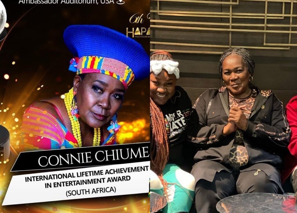 Connie Chiume Awarded With Lifetime Achievement Award