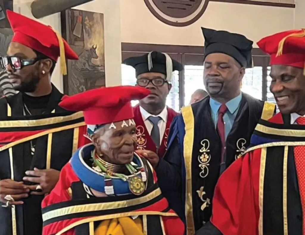 Esther Mahlangu And David Tlale Conferred By TUT With Honorary Doctorates