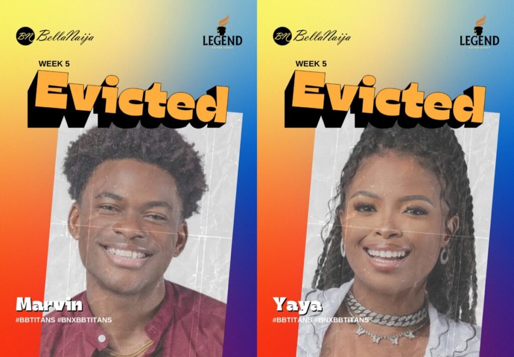 Marvin And Yaya Evicted From #BBTitans House