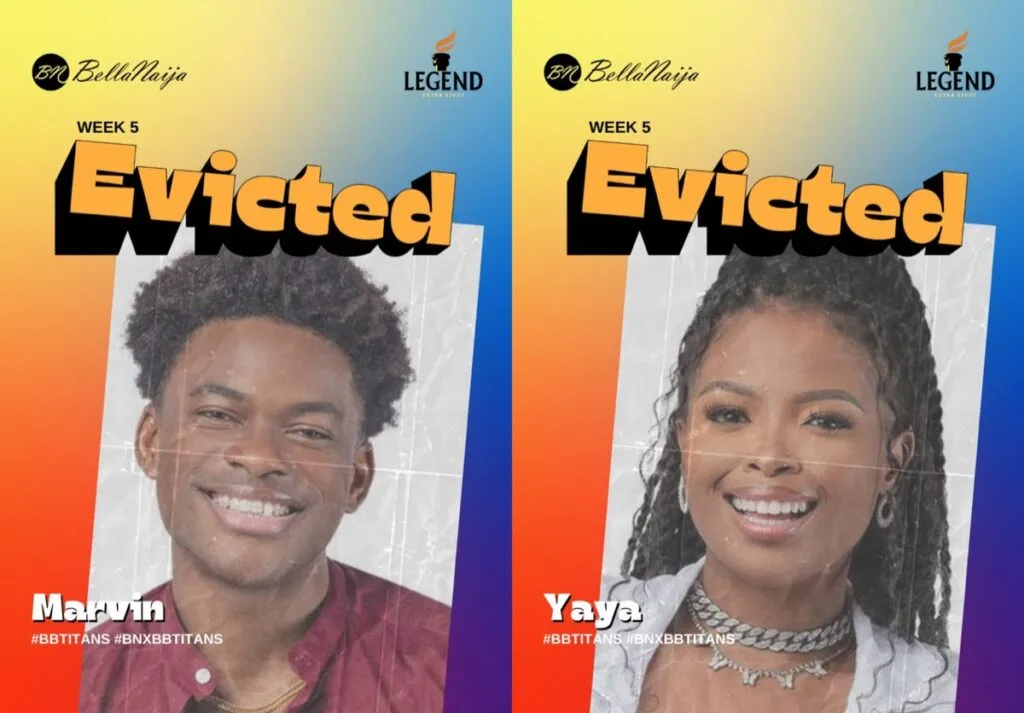 Marvin And Yaya Evicted From #BBTitans House