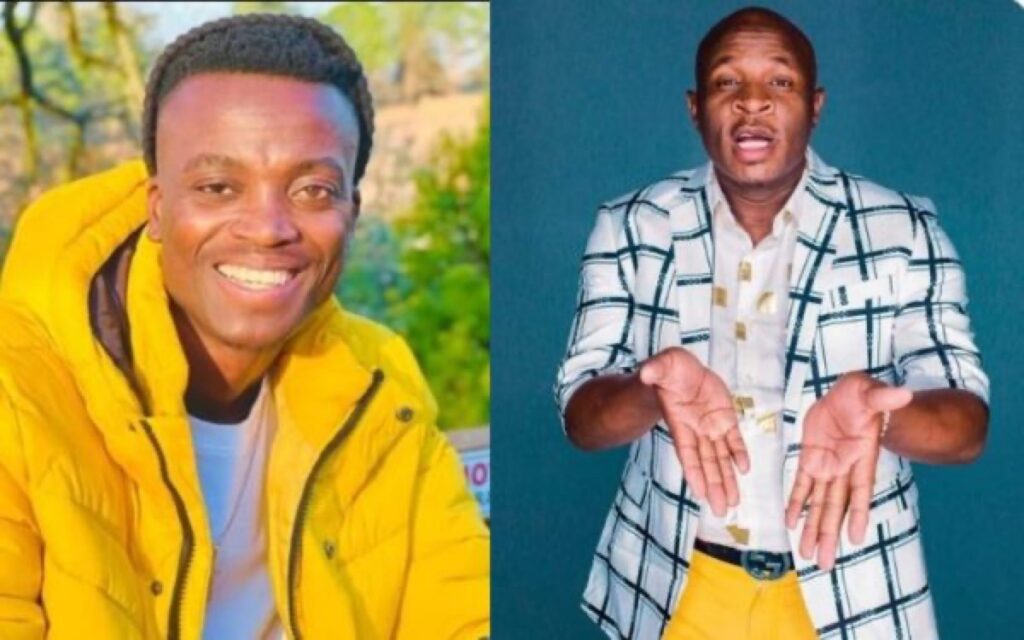 King Monada Gives Dr Malinga His Flowers