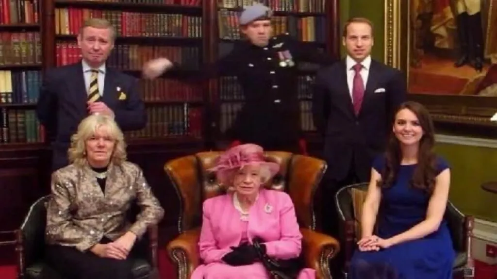 Royal Family do the Harlem Shake