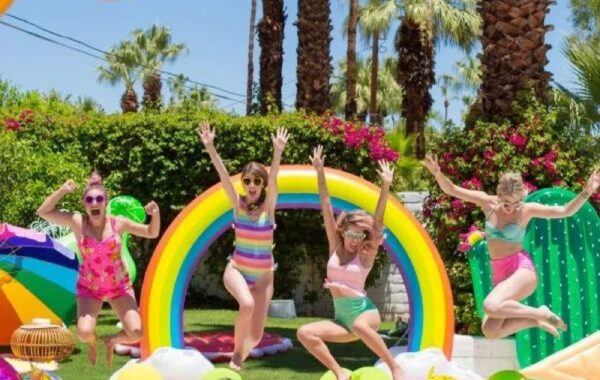 Kairo and Madison’s pool party fun
