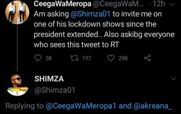 Shimza Apologises For Being Rude To Ceega wa Meropa