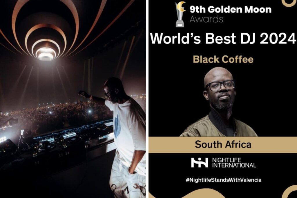 Black Coffee nominated for international DJ award