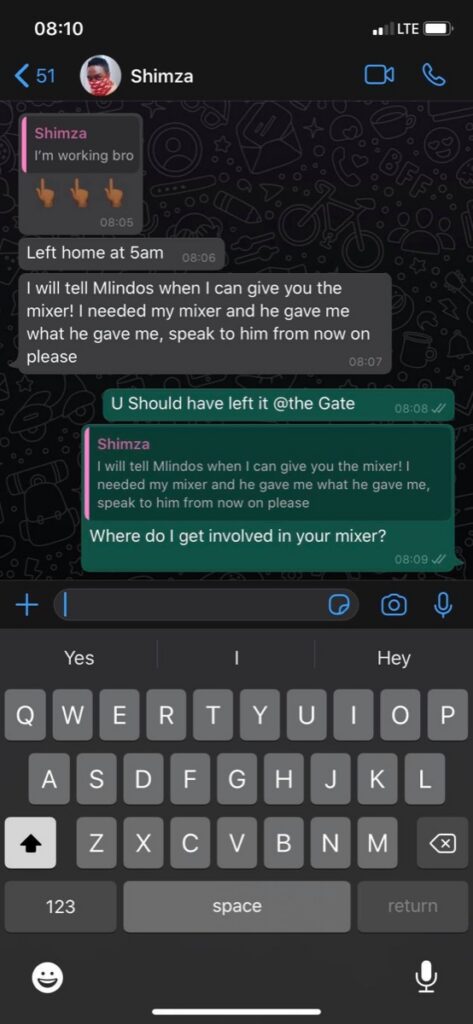 Shimza Just Wants His Mixer Back