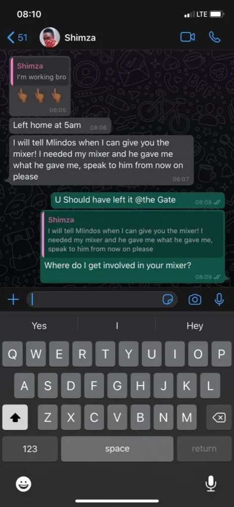 Shimza Just Wants His Mixer Back