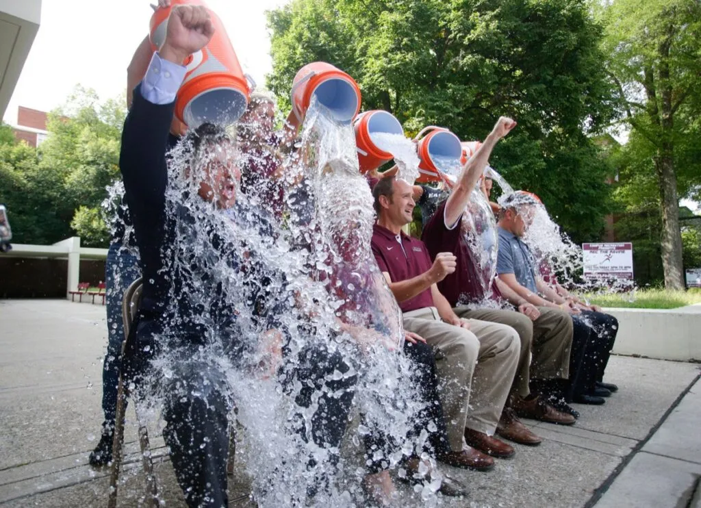 ALS Ice bucket challenge flops