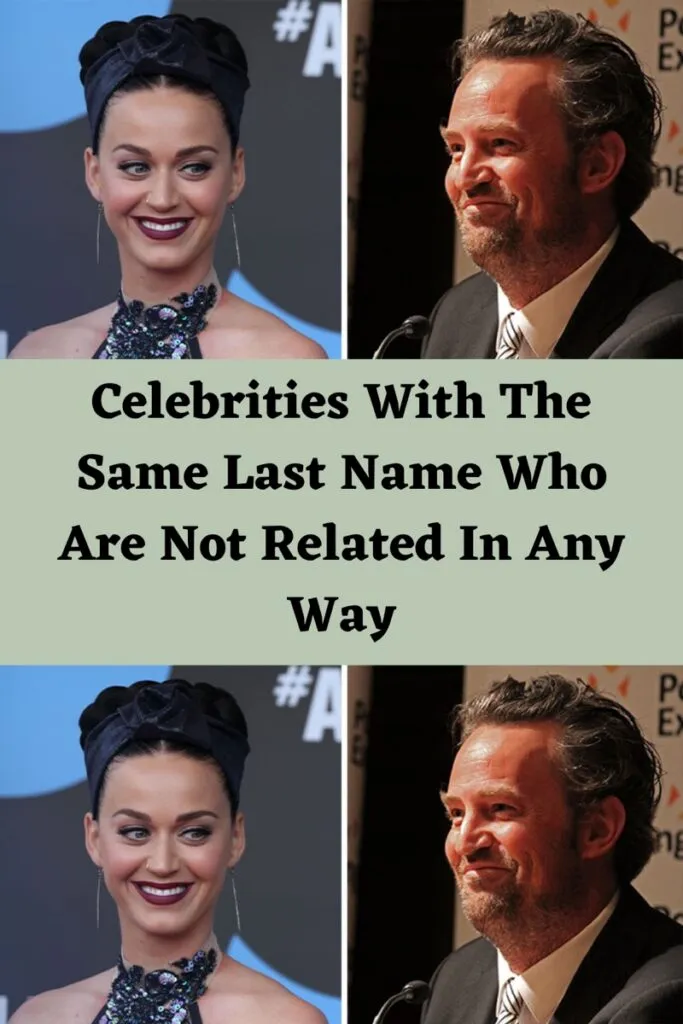 Celebrities with the same surname who aren’t related part2