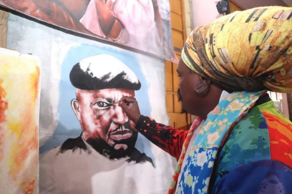 Mbalula Expresses His Shock Over Rasta’s Painting Of Him