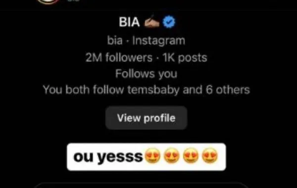 Pabi Cooper Gets Recognition From US Rapper BIA