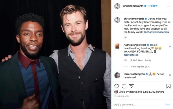 Celebs React To The Death Of Chadwick Boseman
