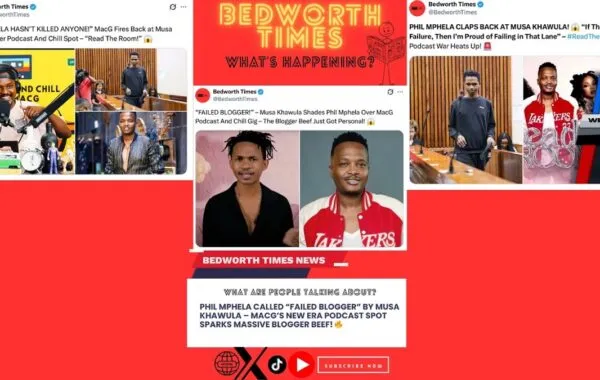 Phil Mphela Snaps After Being Pitted Against Blogger Musa Khawula
