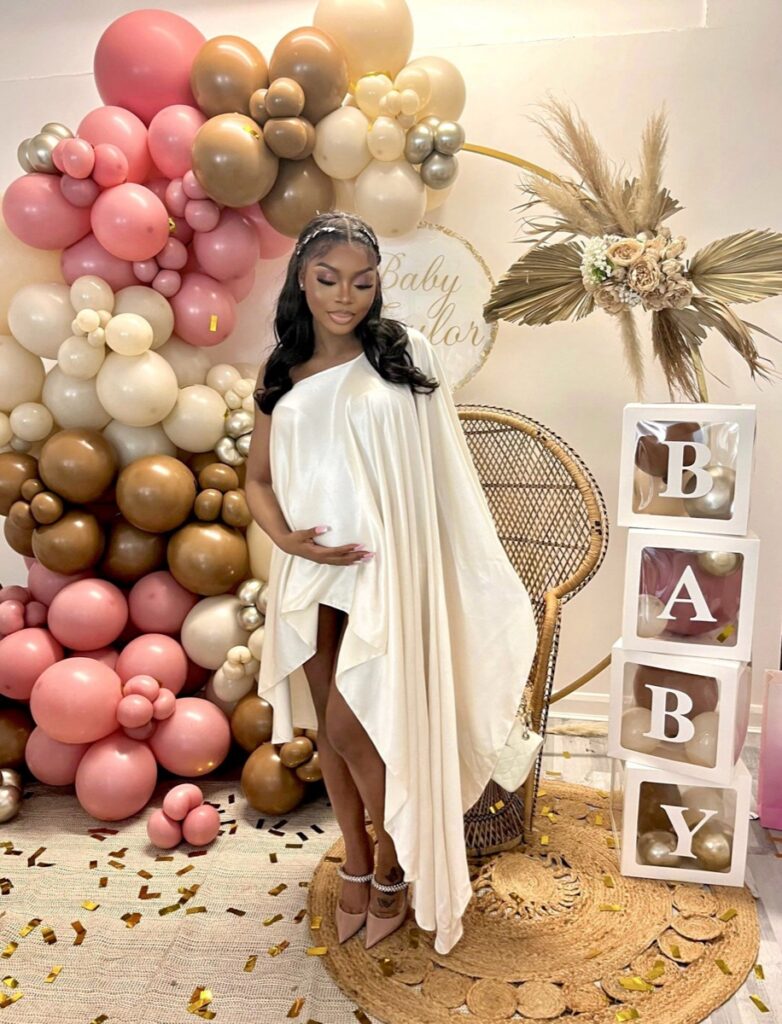 Zenande Mfenyana Regal Baby Shower Outfit