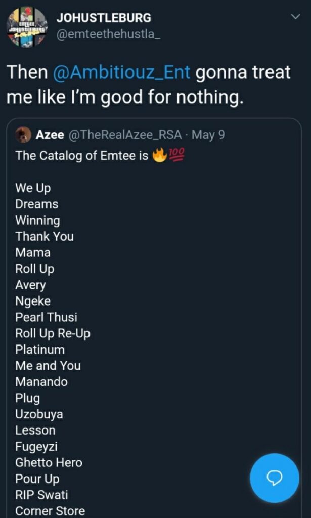 Busiswa Slams Ambitiouz Entertainment For Always Mocking Emtee