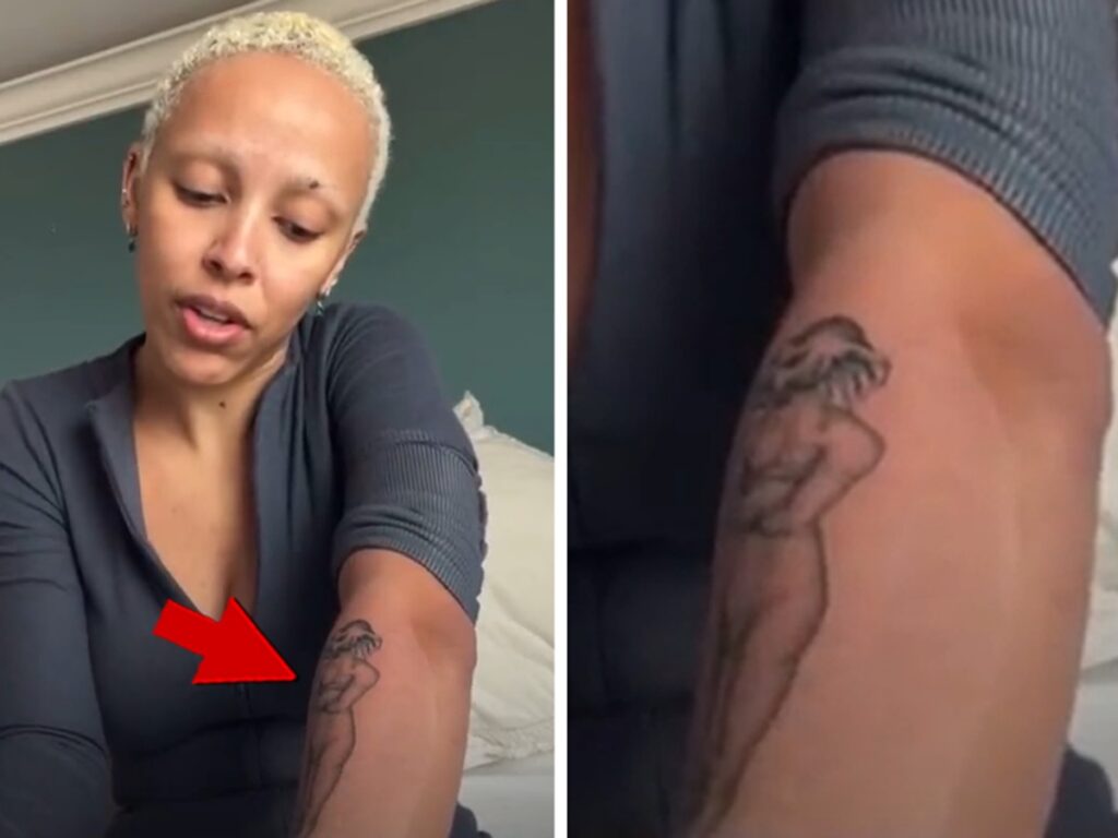 Sendry Shows Off Her New Tattoo