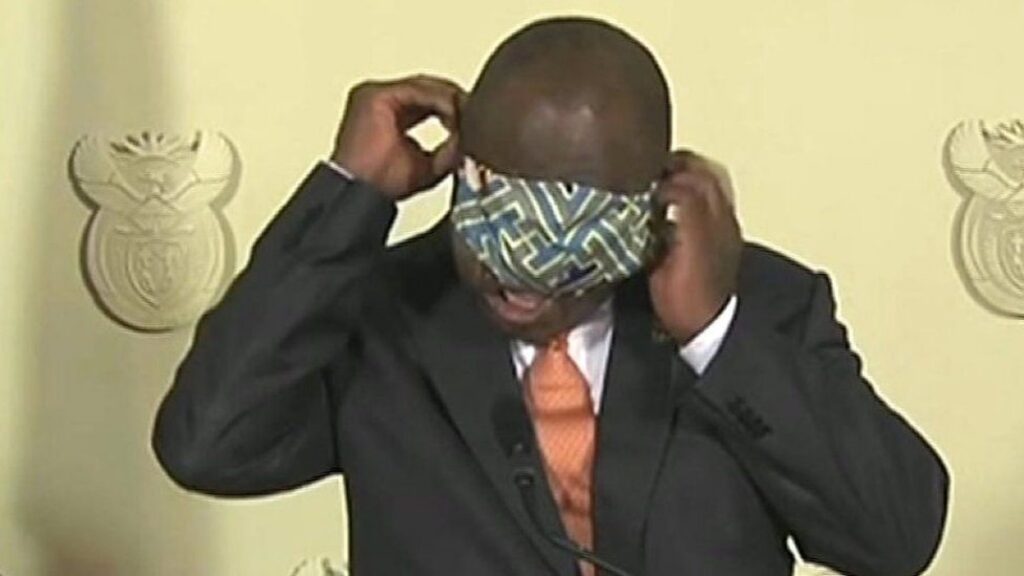 ZAlebs React To Ramaphosa’s Face Mask Blunder
