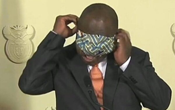 ZAlebs React To Ramaphosa’s Face Mask Blunder