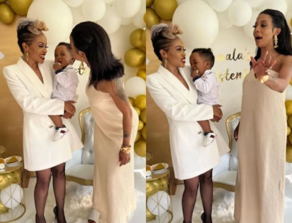 Kelly And Zandie Khumalo Celebrate Zenala’s Christening