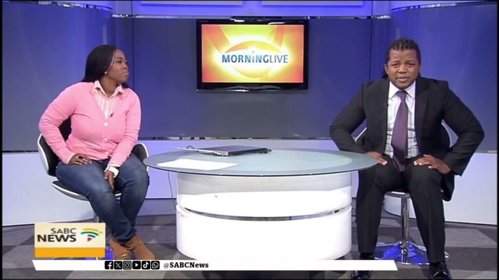 Nkanyiso Mzimela Is Crushing On SABC News Anchor Chante