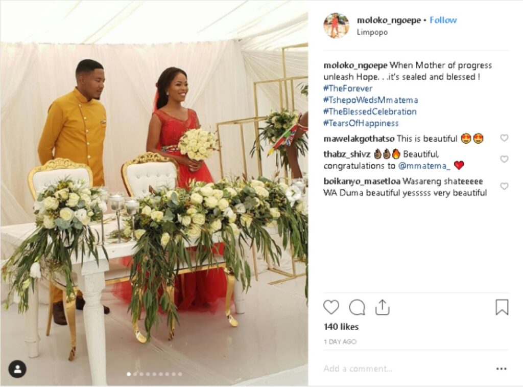 More Pics From Mmatema’s Wedding