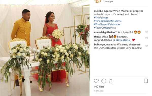 More Pics From Mmatema’s Wedding