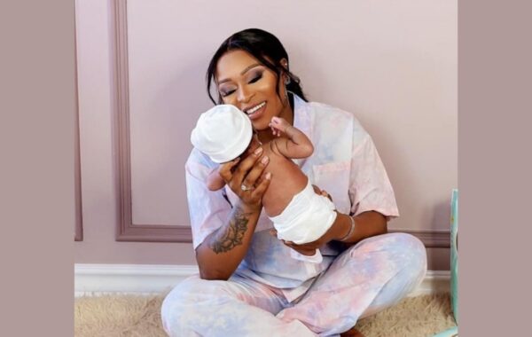 DJ Zinhle Shares Snaps Of Her Newborn